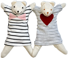 valentine's day 2025 critter + nightie sets - 12" eyepillow