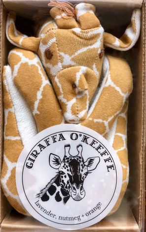 giraffa o'keefe 12" eyepillow + nightie set