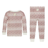Fair Isle Organic Holiday Baby Pajamas