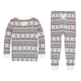 fair isle pajamas + ornament set