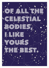 celestial bodies card