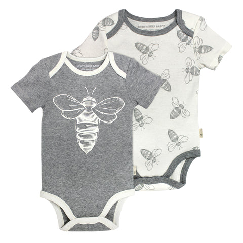 set of 2 bee bodysuits