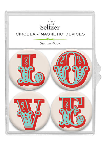 LOVE magnet set