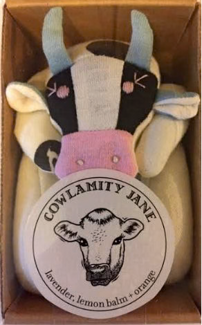 cowlamity jane 12" eyepillow + nightie set