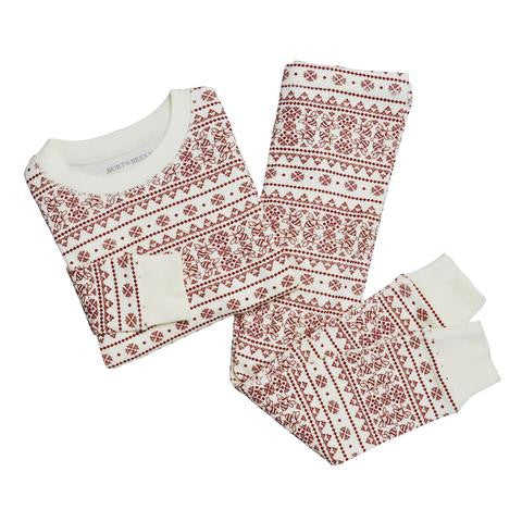 big kids fair isle pajama set