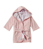 knit terry hooded robe