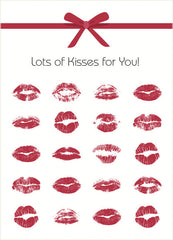 kisses card