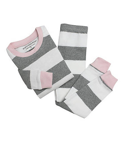 rugby stripe PJ set