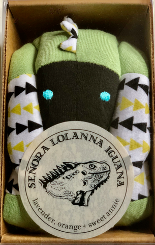 lolanna iguana 12" eyepillow