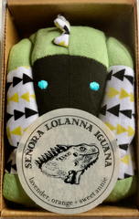 lolanna iguana 12" eyepillow