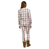women's plaid pajama set