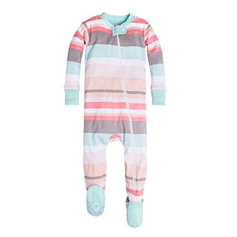 baby desert stripe organic cotton sleeper