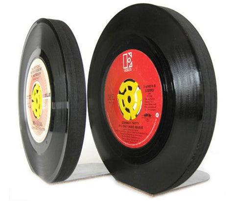 45RPM record bookends