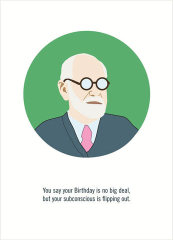 freud birthday card